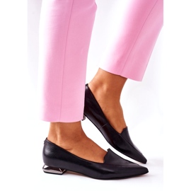 Női Brogues Laura Messi Black 2074 fekete 1