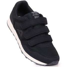 American Club 146/23 sötétkék tépőzáras férfi sportcipő 1