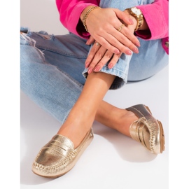 Goodin Kényelmes női arany mokaszin Shelovet aranysárga 1 Goodin Kényelmes női arany mokaszin Shelovet aranysárga 1