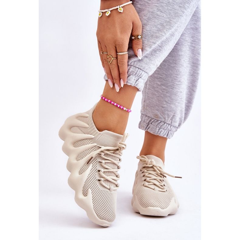 PG1 Női bebújós tornacipő Bézs Myles 1