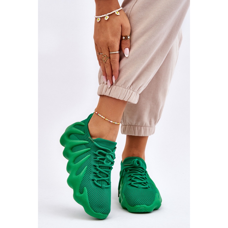 PG1 Női bebújós cipők, zöld Myles 1