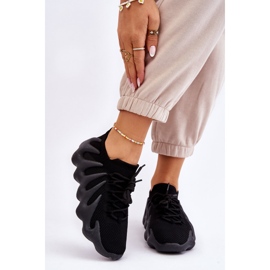 PG1 Női felbújós tornacipő, fekete Myles 1