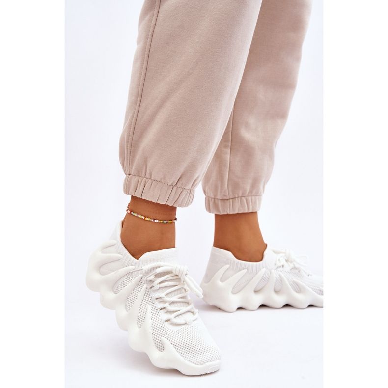 PG1 Női felbújós tornacipő, fehér Myles 2