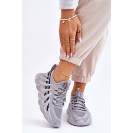 PG1 Női divatos zokni tornacipő szürke Daxo 1