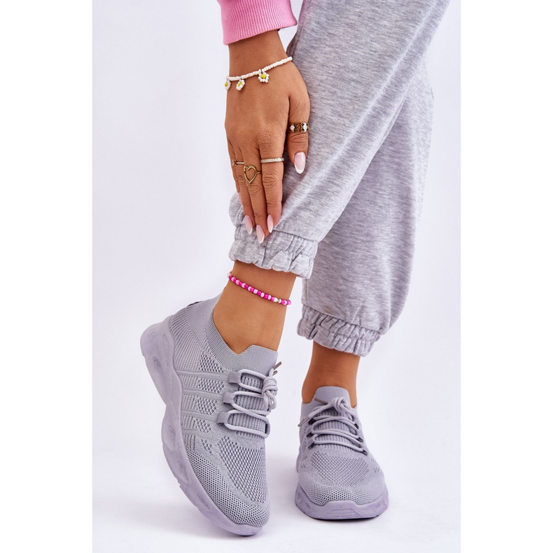 Szürke Ellison női bebújós sportcipő 1