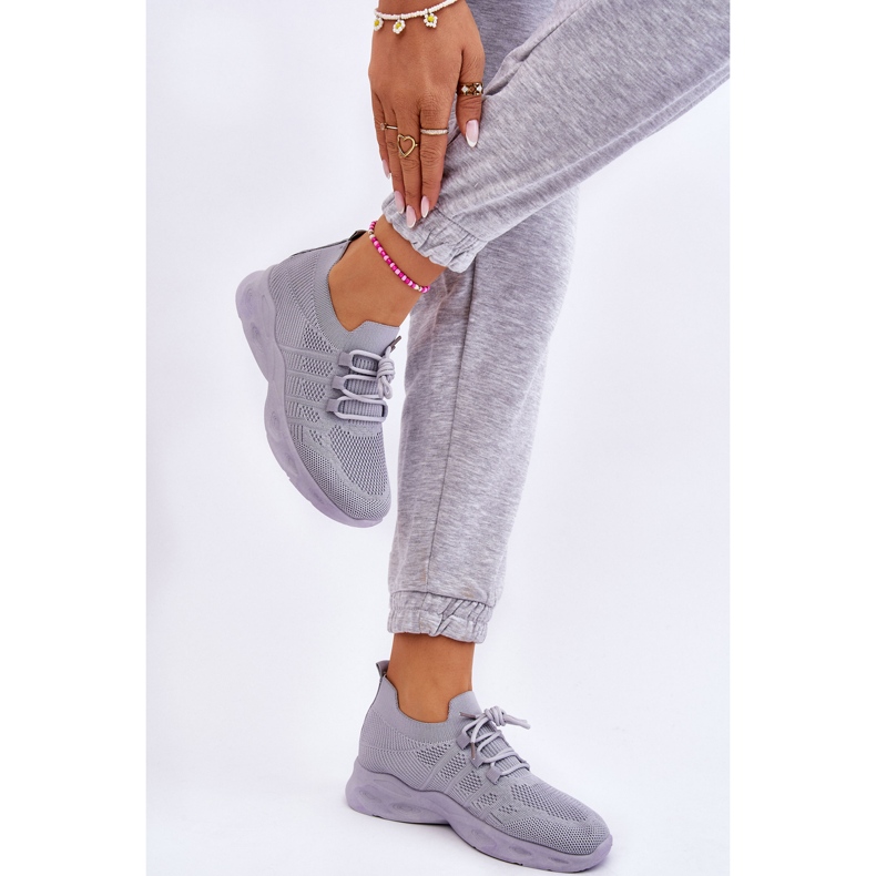 Szürke Ellison női bebújós sportcipő 2