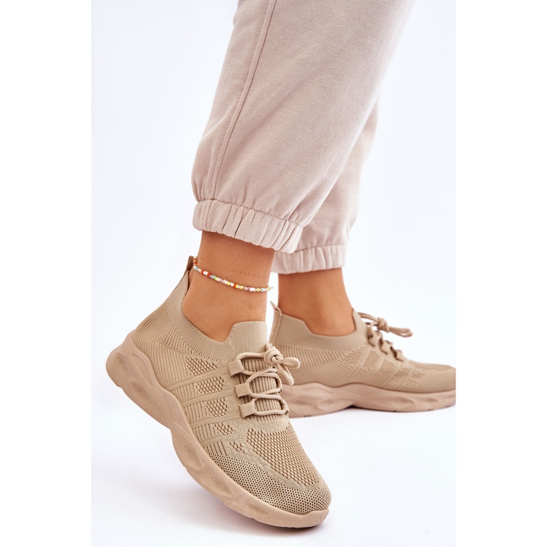 PG1 Ellison női bebújós sportcipő bézs 2