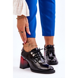 S.Barski Divatos fekete magassarkú Darren 1