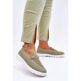 Felbújós női tornacipő zöld Alena díszítéssel 2 Felbújós női tornacipő zöld Alena díszítéssel 2