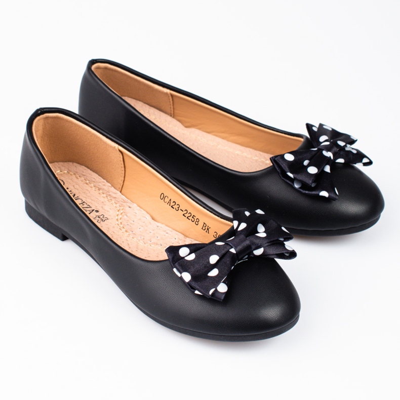 Vinceza lány balerinák fekete masnival 1