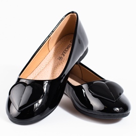 Gyermek Vinceza fehér balerinák szívvel fekete 1