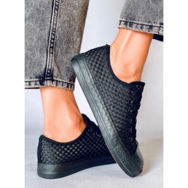 Sears Fekete egyszínű tornacipő 2