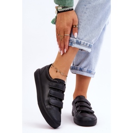 Klasszikus tépőzáras cipők Big Star LL274A206 fekete 1