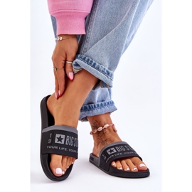 Női könnyű papucs Big Star LL274732 fekete 2