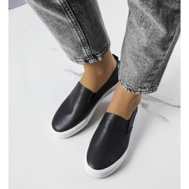 PA1 Shelia fekete eko-bőr tornacipő 1