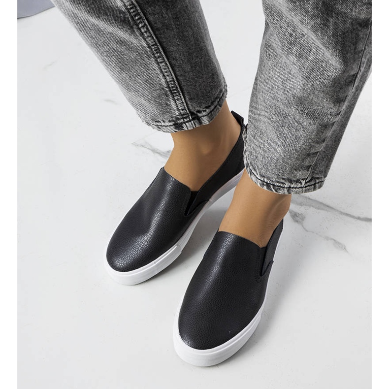 PA1 Shelia fekete eko-bőr tornacipő 1 PA1 Shelia fekete eko-bőr tornacipő 1