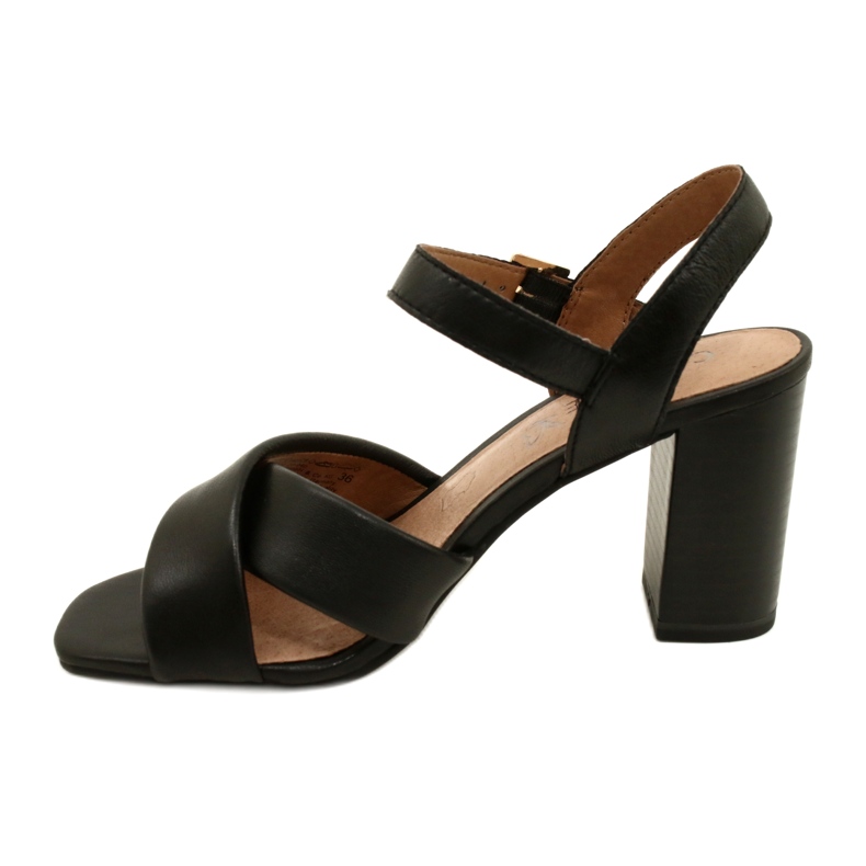 Caprice női szandál 9-28302-20 040 fekete Softnap 2