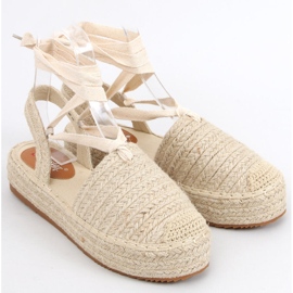Női espadrill szandál Seila Beige bézs 1