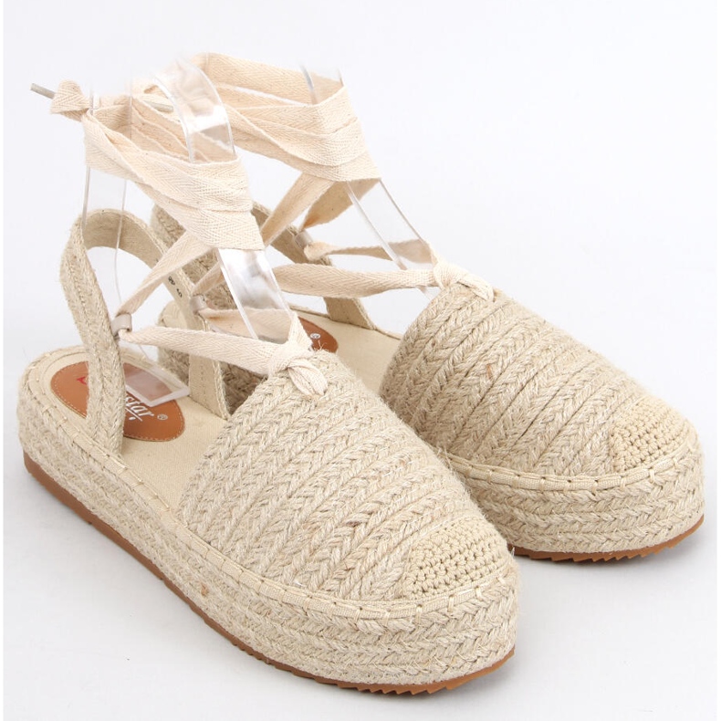 Női espadrill szandál Seila Beige bézs 1