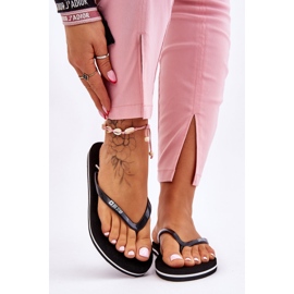 Női könnyű papucs Big Star LL274761 fekete 1