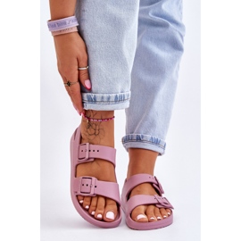 Női világos szandál Big Star LL274744 Lila ibolya 1