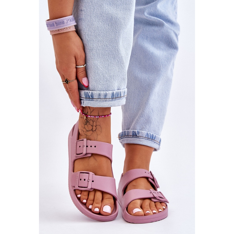 Női világos szandál Big Star LL274744 Lila ibolya 1