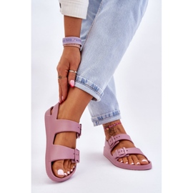 Női világos szandál Big Star LL274744 Lila ibolya 2