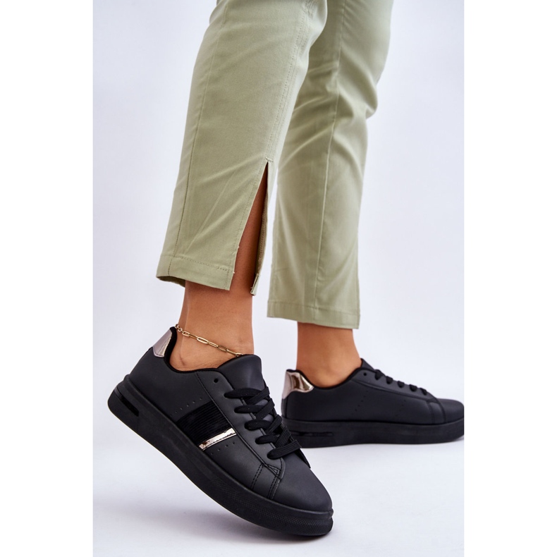 PG1 Női Platform Sportcipő Fekete Soris 2