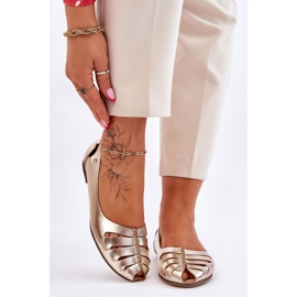 Lemar Kényelmes bőr női balerina Golden Luka aranysárga 1 Lemar Kényelmes bőr női balerina Golden Luka aranysárga 1