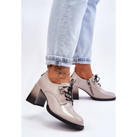 S.Barski Divatos magassarkú világosszürke Darren 2 S.Barski Divatos magassarkú világosszürke Darren 2