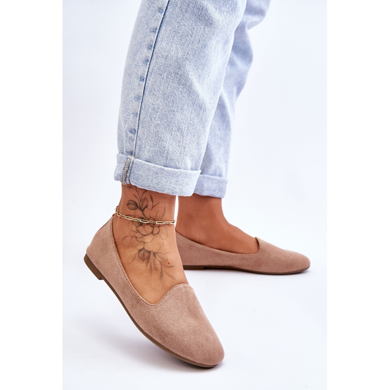 BM Klasszikus velúr bézs Nash balerinák 2