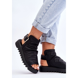 BM Adonis női bokacipő szandál fekete 2