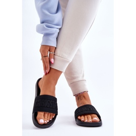 Női Divatos Big Star papucs LL274A158 Fekete 2