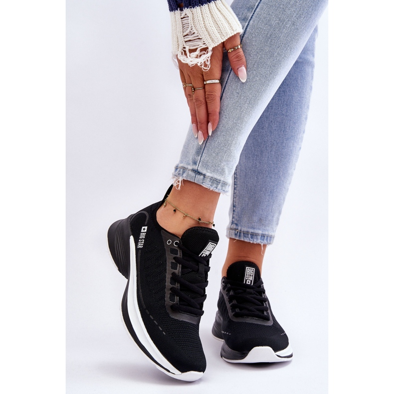 Memory Foam System Big Star könnyű sportcipő LL274327 fekete 2 Memory Foam System Big Star könnyű sportcipő LL274327 fekete 2