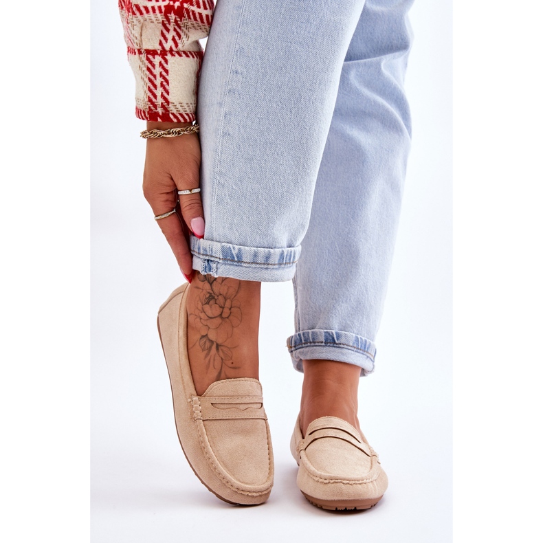 FC3 Női klasszikus velúr cipők bézs Ivana 1