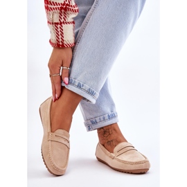 FC3 Női klasszikus velúr cipők bézs Ivana 2