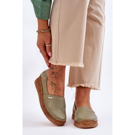 Lemar Női Wedge bőr Espadrilles Green Hadlee zöld 1 Lemar Női Wedge bőr Espadrilles Green Hadlee zöld 1