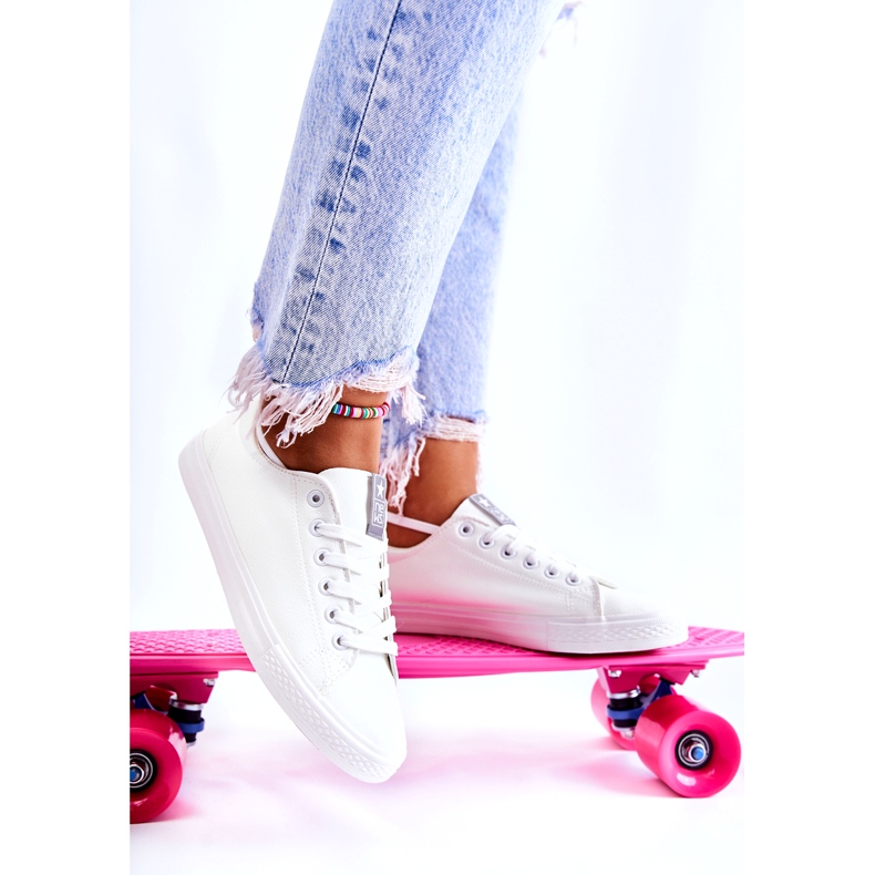 PJ1 Női klasszikus tornacipő, fehér Misima 2