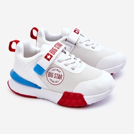 Alacsony gyermek sportcipő Memory Foam System Big Star LL374213 fehér 1