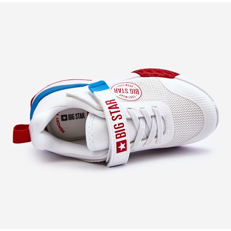 Alacsony gyermek sportcipő Memory Foam System Big Star LL374213 fehér 2