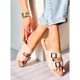 BM Maina Nude espadrillák bézs 1