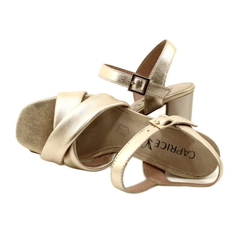 Caprice női szandál 9-28302-20 969 arany metál aranysárga 5