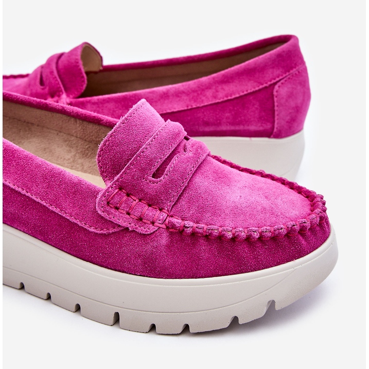 Lemar Fuchsia Milana Velúr Platform Loafers rózsaszín 1 Lemar Fuchsia Milana Velúr Platform Loafers rózsaszín 1