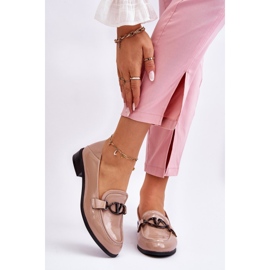 Vinceza Patent bézs Marra lapos sarkú naplopók 1