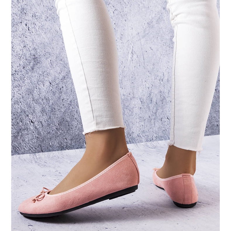 BM Rózsaszín balerinák Chandonnet masnival 1 BM Rózsaszín balerinák Chandonnet masnival 1