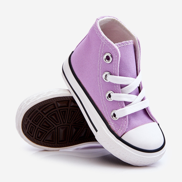 Gyermek magas cipők Violet Filemon lila 2