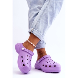FS1 Női hab papucs Crocs Purple Coline ibolya 2