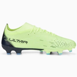 Puma Ultra Match FG/MG M 106900 01 futballcipő akvamarin zöld 1