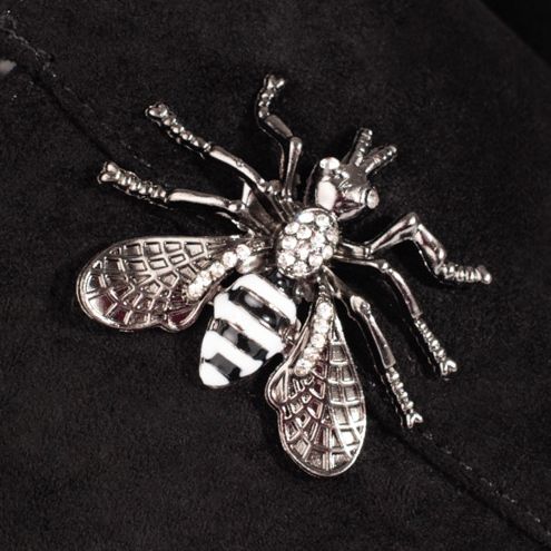 Fekete női papucs kényelmes Shelovet éken 1