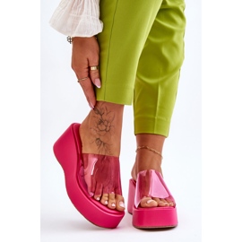 FS1 Női átlátszó ékpapucs Fuchsia Eliane rózsaszín 1 FS1 Női átlátszó ékpapucs Fuchsia Eliane rózsaszín 1